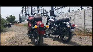 Madras Red amp Emerald Green New Classic 350 Models Thump Sound Comparison l Royal Enfield [upl. by Eetnuahs874]