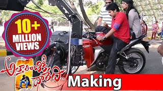 Attarintiki Daredi Movie Making  Rowdys Chasing After Shopping Scene [upl. by Klehm]