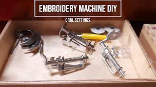 DIY embroidery machine settings [upl. by Llednew156]