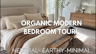 Organic Modern Bedroom Room Tour [upl. by Flessel576]