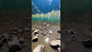 🏔️📌 Black Lake in the high Tatras  🇵🇱 viralvideo tatry mountains lake view travel [upl. by Ahsirak]