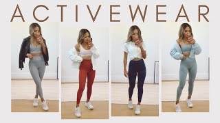 Activewear Haul amp How To Style  WFH to Work Out [upl. by Daahsar]