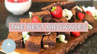 The Best Brownie Recipe EVER  Georgias Cakes [upl. by Enrahs448]