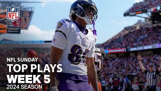 Top Plays From Sunday  NFL 2024 Season Week 5 [upl. by Milewski374]