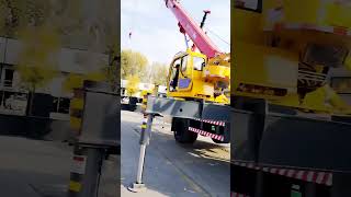 10ton Futian truck crane 170 horsepower lifting weight of one ton rear reach of 18 meters [upl. by Carrel965]