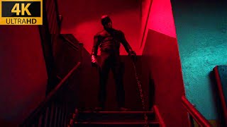 Daredevil Hallway Fight Scene 4K 22  Season 2 Daredevil [upl. by Zilada]