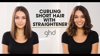 How to curl hair with straighteners  ghd techniques [upl. by Lucy]