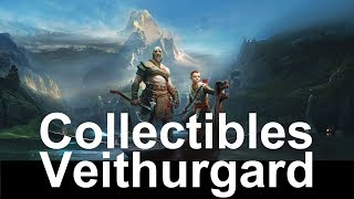 God of War Veithurgard Collectibles Walkthrough [upl. by Entroc716]