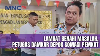 Peralatan Pemadam Bobrok Damkar Depok Gugat Pemkot Depok  LIP 0911 [upl. by Maisey]