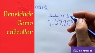 Como calcular densidade  Massa específica  Massa e volume  Química e Física  Vídeo aula 01 [upl. by Yekciv]