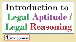 Introduction to Legal Aptitude  Legal Reasoning  Basics of Legal Terms [upl. by Keely458]