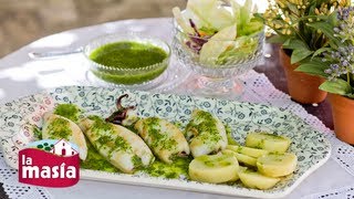 Receta de Chipirones a la plancha en salsa verde [upl. by Tizes]