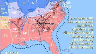 Grolier Multimedia Maps The Civil War 186065 [upl. by Georges]