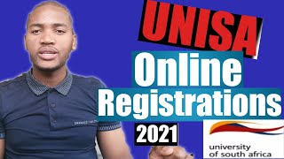 2021 Registrations How to register at UNISA at Unisa online [upl. by Jobey]