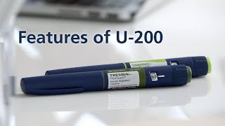 Tresiba® insulin degludec injection 200 UmL FlexTouch® U200 Features [upl. by Yelyab]