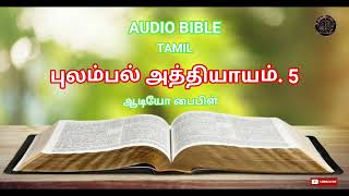 AUDIO BIBLE TAMIL  LAMENTATIONS CHAPTER 5  புலம்பல் அத்தியாயம் 5 [upl. by Ahsataj]