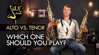 Alto Saxophone Vs Tenor Saxophone [upl. by Iew945]