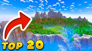 🌍 20 SEMILLAS Para Empezar Un SURVIVAL Minecraft 120 🔥 JAVABEDROCK [upl. by Adlar]