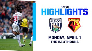 Emphatic strikes see Baggies stretch unbeaten run to eight  Albion 22 Watford  MATCH HIGHLIGHTS [upl. by Aral730]