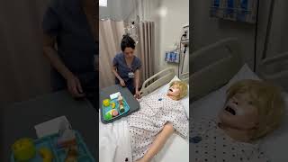 Urinary Catheter Irrigation Nursing Skills Lab [upl. by Oicneconi]