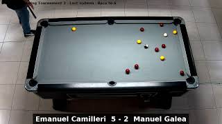 Emanuel Camilleri vs Manuel Galea  Euro O50 Ranking Tournament 3  Last sixteen [upl. by Jelks]