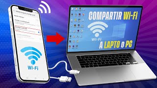 Cómo compartir wifi desde mi celular a la Pc o Laptop  Con cable USB [upl. by Weidner]