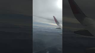 Mountain view from flight ✈️ Ladakh ytshorts travel traveling [upl. by Norred]