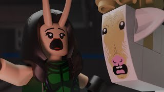 Thor Screaming Goats  LEGO Animation [upl. by Ulysses]