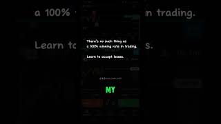 No 100 Wins in Trading Accept It and Move Forward trading tradingadvice tradingpyschology [upl. by Ameehs]