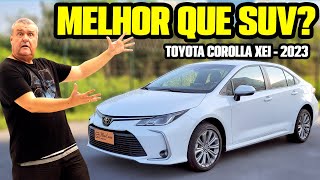 MAIS BARATO que FASTBACK ACABAMENTO TOP e NÃO QUEBRA TOYOTA COROLLA XEI 2023 Avaliação [upl. by Seys]