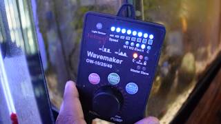 Jebao OW25 Wavemaker Pump Review and Demo [upl. by Ardnwahs604]