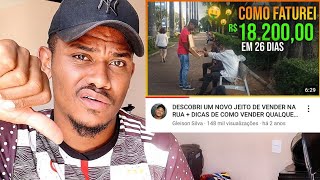 VENDER NA RUA NÃO DÁ DINHEIRO E POR QUE EU PAREI [upl. by Edas28]