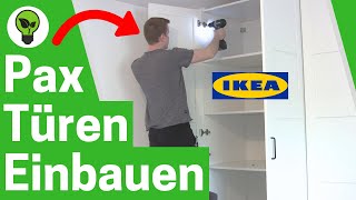 IKEA Pax Türen Einbauen amp Einstellen ✅ GENIALE ANLEITUNG Wie Tür am Pax Kleiderschrank Justieren [upl. by Hepzi]