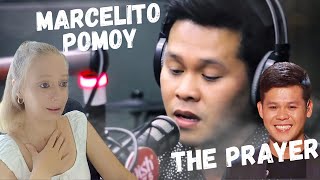 THE PRAYER Marcelito Pomoy FIRST REACTION he has 2 voices [upl. by Nadeau359]