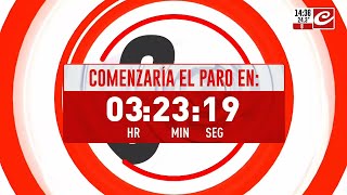 Empieza la cuenta regresiva para el comienzo del paro de transporte [upl. by Palecek273]