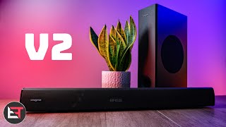 Creative Stage V2 Budget Soundbar 2022 Review  Great for gaming [upl. by Arluene]