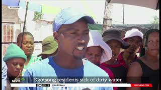 Residents of Clocolan in the F State complain about dirty water [upl. by Ruffina]