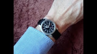 Wristshot Seiko 5 SNK809 quotMilitaryquot 4K Ultra HD [upl. by Uzzi]