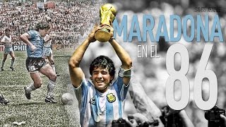 Todo lo que hizo Diego Armando Maradona en el Mundial 1986 [upl. by Roselia]