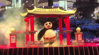 Kung Fu Panda’s Po amp Tigress  Warriors of the Awesomeness  Mall of Qatar  4K [upl. by Farrel558]