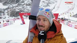 Marcel Hirscher 🇳🇱  Solden post race interview [upl. by Ahsitra]