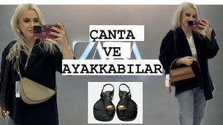 ZARA SS24 ÇANTA VE AYAKKABILAR  VLOG [upl. by Kalli]