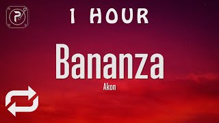 1 HOUR 🕐  Akon  Bananza Belly Dancer Lyrics [upl. by Sands]