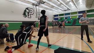 Ponoka broncs vs Wetaskiwin Sabres Jr high basketball 1st quarter [upl. by Cotter]