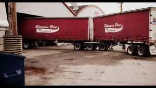 how to backup a Btrain tractor trailer [upl. by Ferreby]