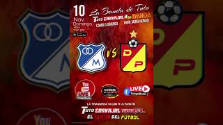 Hoy Millonarios FC vs Deportivo Pereira envivo futbol seguidoresdeldeportivopereira [upl. by Ekrub437]