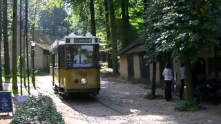 Trams in het Nederlands Openlucht Museum in Arnhem  Historische trams 2011 [upl. by Billye]