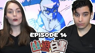 YUSUKES NEW ATTACK Yu Yu Hakusho REACTION  Episode 14 [upl. by Elleahcim]