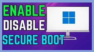 How To Enable Disable Secure Boot in Windows 11  Simple Guide [upl. by Fidelity230]