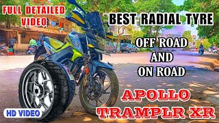 Best Tyres for the Hornet 160R  Apollo tramplr xr [upl. by Anorahs]